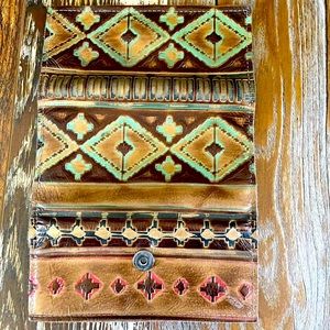 Holy cow couture aztec wallet